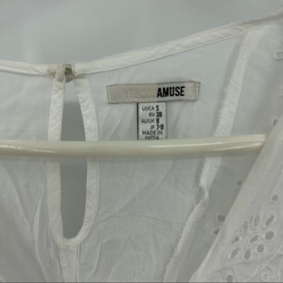 Amuse Society White Romper Small - Picture 4 of 10